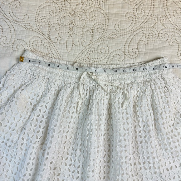 Madewell white eyelet full mini skirt - Picture 7 of 9